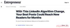 LinkedIn最新算法劝你放弃“病毒营销”