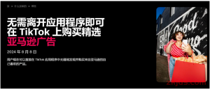 亚马逊+TikTok | 双平台驱动新流量的最佳方案