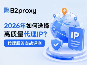 2026年如何选择高质量代理IP?代理服务实战评测