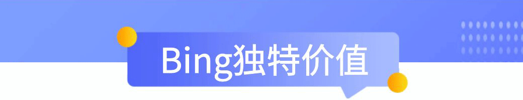bing独特价值