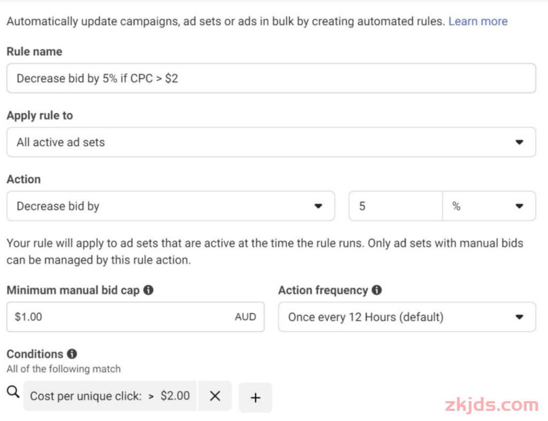 Facebook6大自动化规则,轻松管理预算,提升ROI! 第2张 Facebook6大自动化规则,轻松管理预算,提升ROI! 第2张