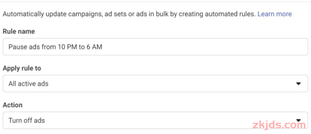 Facebook6大自动化规则,轻松管理预算,提升ROI! 第3张 Facebook6大自动化规则,轻松管理预算,提升ROI! 第3张