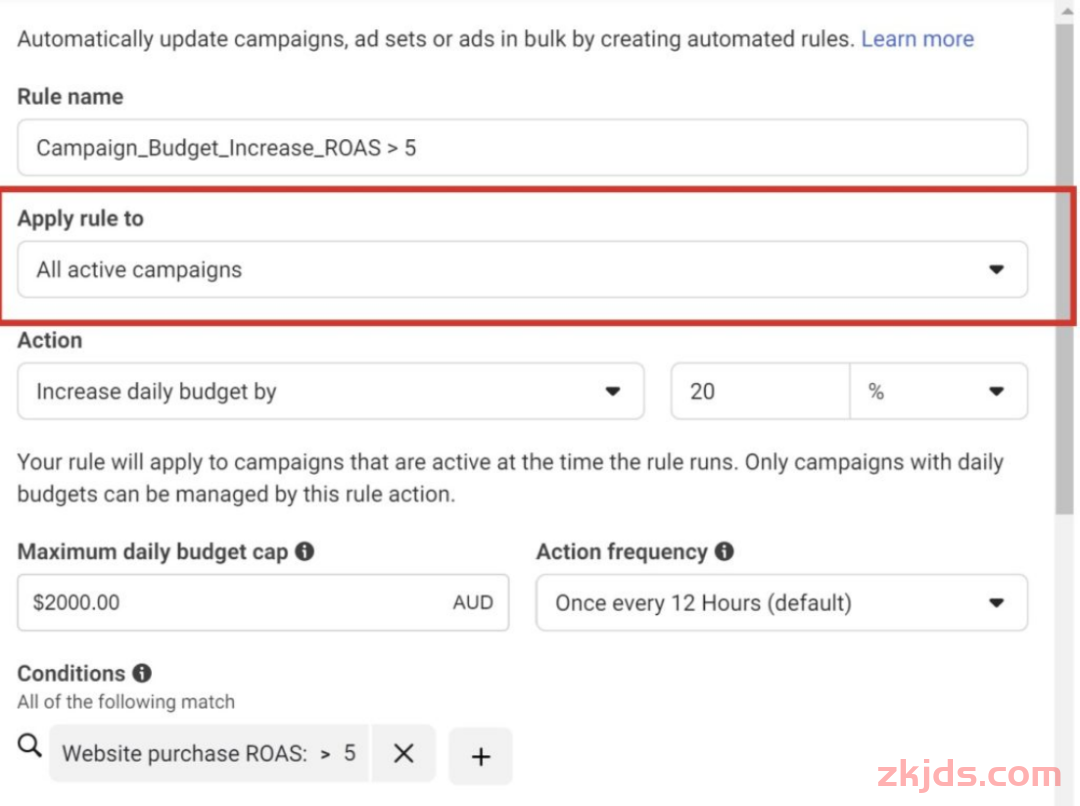 Facebook6大自动化规则,轻松管理预算,提升ROI! 第10张 Facebook6大自动化规则,轻松管理预算,提升ROI! 第10张