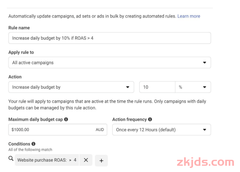 Facebook6大自动化规则,轻松管理预算,提升ROI! 第1张 Facebook6大自动化规则,轻松管理预算,提升ROI! 第1张