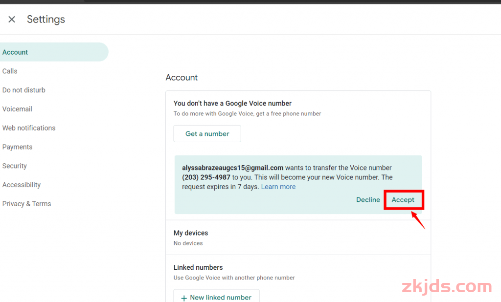 最新谷歌GV谷歌手机号Google Voice号码转移教程(2024版) 第7张