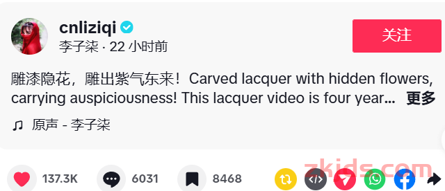 李子柒回归！国风文化出海或将席卷全球 第4张