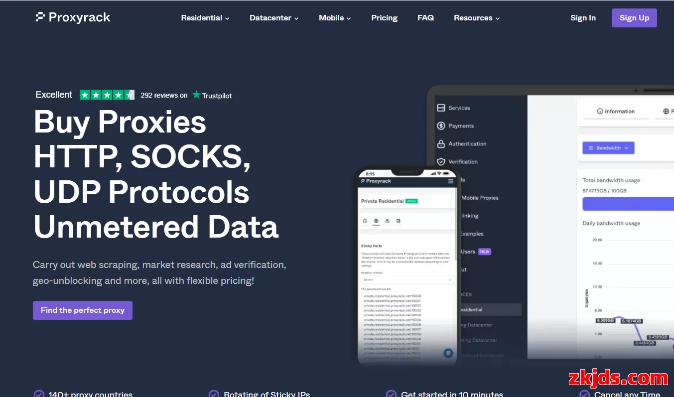 ProxyRack 第1张
