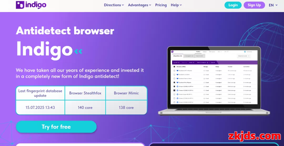 Indigo Browser 第1张