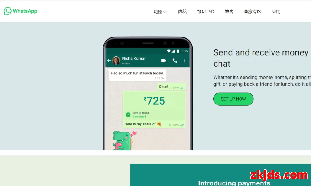WhatsApp Pay 第1张