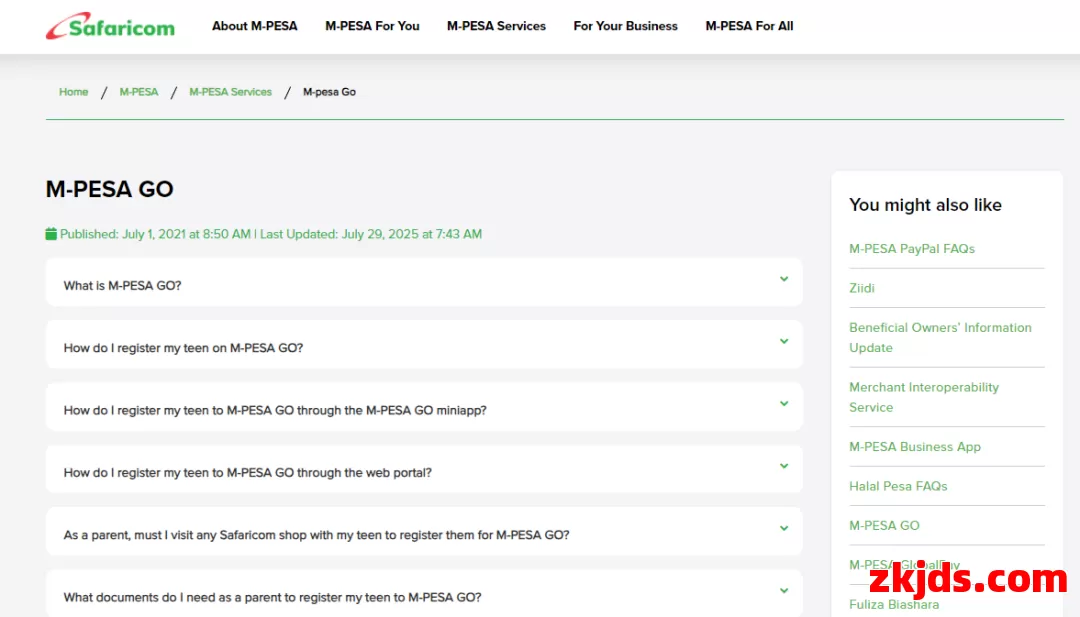 Safaricom M-Pesa 第1张