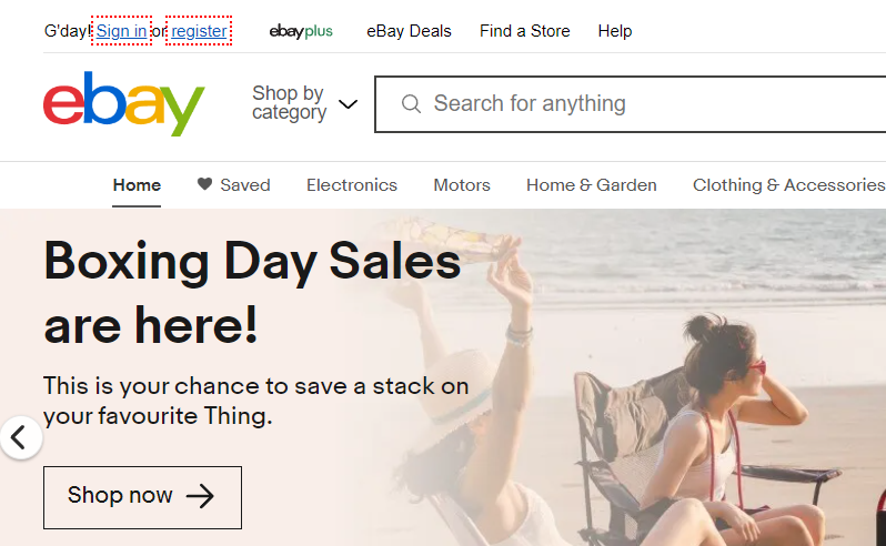 eBay澳洲站