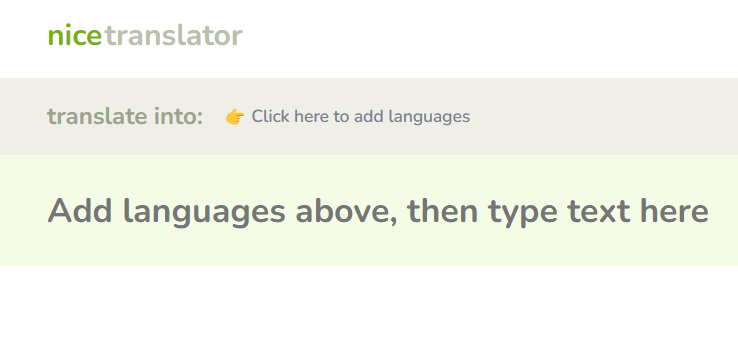 Nice Translator 